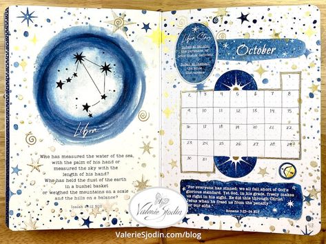 Valerie Sjodin, February Planner, December Planner, October Planner, Ruler Crafts, Capricorn Constellation, Libra Constellation, Sagittarius Constellation, Aquarius Constellation