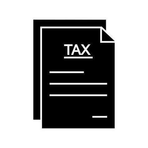 Tax Glyph Black Icon Tax Icon, Black Icon, Highlight Cover, Glyphs, Ibm Logo, Vector Art, Tech Company Logos, For Free, Clip Art