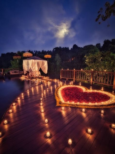 Honeymoon Ideas Romantic Places, Places To Get Proposed To, Marry Me Beach Proposal Night, Bali Proposal Ideas, Wedding Honeymoon Places, Bali Proposal, Bali Honeymoon Romantic, Honeymoon Ideas Romantic, Romantic Honeymoon Ideas