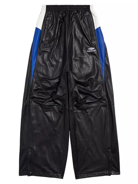 Shop Balenciaga 3B Sports Icon Tracksuit Pants | Saks Fifth Avenue Designer Sweatpants, Balenciaga Clothing, Balenciaga Leather, Y2k Pants, Tracksuit Pants, Sport Icon, Planet People, Mens Dress Pants, Mens Dress