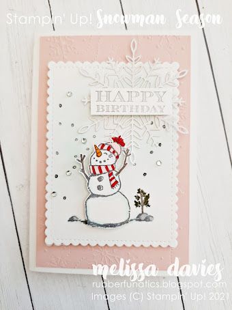 Birthday Cards Balloons, Balloons And Streamers, Snowmen Cards, Christmas Birthday Cards, Birthday Verses For Cards, Happy Birthday Cards Diy, Stampin Up Birthday Cards, Snowman Cards, Bday Cards