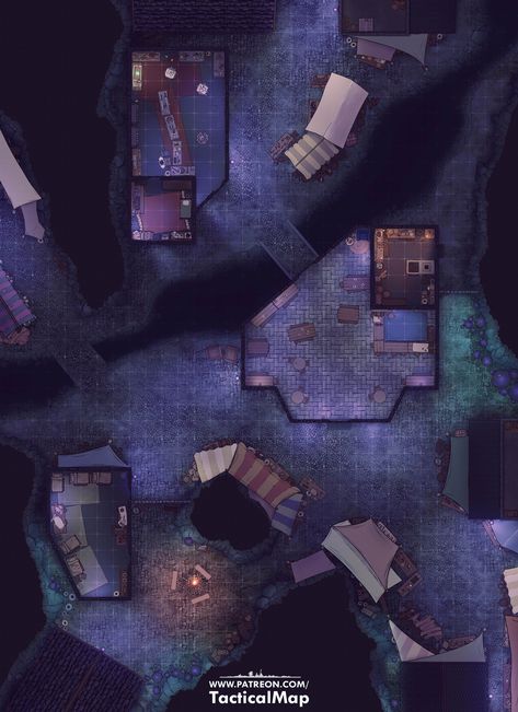 Underdark City, Dm Inspiration, Forest Map, Cartographers Guild, Dnd World Map, Building Map, Battle Map, Fantasy Town, Scale Map