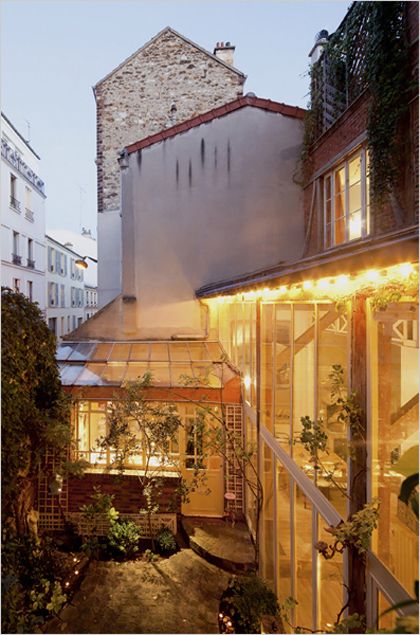 A three-story, 1800s apartment in Paris | My Paradissi Paris Loft, Apartment In Paris, Loft Living, Paris Apartments, Boho Home, Paris Hilton, The Building, Inspired Homes, On The Side