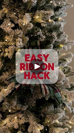 788K views · 1.9K reactions | Easy ribbon hack! 🎀 Ribbon adds unifying color to your Christmas tree and makes it festive!🎄 #christmastree #holidays #holidayseason #christmas #christmasribbon #ribbon #christmasbows #happyholidays | Stein's Garden & Home Outdoor Ribbon Christmas, How To Use Wired Ribbon Christmas Trees, Ribbon On Stocking, Real Christmas Tree Ribbon, How To Add Ribbon To Christmas Garland, Xmas Ribbon Ideas, How To Ribbon A Tree, Wrapping Ribbon On Christmas Tree, How To Apply Ribbon To Christmas Tree