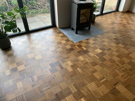 Restoration of teak Finger Parquet flooring. Bring your old parquet back to life. Luxury Wood Flooring - Only the best for your floor. https://www.luxurywoodflooring.com/ #woodfloorrestoration #flooringrestoration #floorsanding #flooringrenovation #luxurywoodflooring #luxuryflooring Teak Parquet Floor, Finger Parquet Flooring, Parquet Flooring Kitchen, Flooring Herringbone, Wood Floor Restoration, Luxury Wood Flooring, Floor Sanding, Flooring Designs, Flooring Kitchen