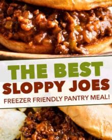 The BEST Homemade Sloppy Joes - The Chunky Chef Best Sloppy Joes, Homemade Sloppy Joe Recipe, Loose Meat Sandwiches, The Chunky Chef, Sloppy Joe Recipe, Chunky Chef, Homemade Sloppy Joes, Joe Recipe, Sloppy Joes Recipe