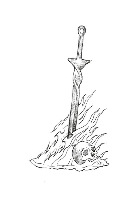 Dark Souls Lineart, Dark Souls Bonfire Art, Dark Souls Art Drawing, Dark Souls Tattoo Design, Dark Soul Tattoo, Dark Souls Sketch, Dark Souls Bonfire Tattoo, Medieval Art Tattoo, Dark Souls Drawing