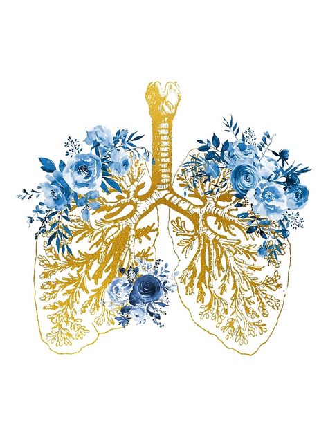 Lungs Illustration, Lungs Drawing, Anatomical Lungs, Lungs Art, Medical Stickers, Human Lungs, Illustration Flower, Nurse Art, Medical Wallpaper