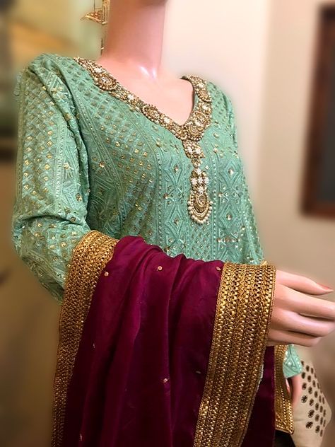 Sitara Work, Pure Chiffon, Wedding Dinner, Pakistani Fashion, Formal Wedding, Moss Green, Formal Wear, Party Wedding, Work Outfit