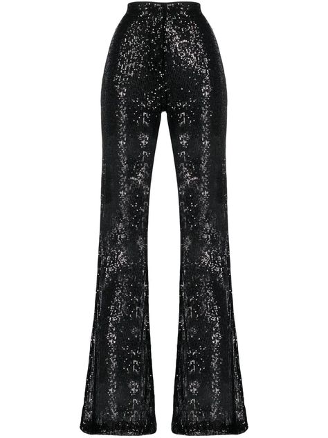 Sparkly Pants, Black Sequin Pants, Sequin Flare Pants, Flair Pants, Black And Silver Dress, Preformance Outfits, Sequin Pants, Trousers For Women, Party Pants