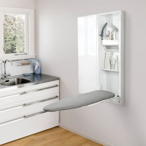 Ironing board storage