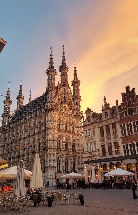 Ku Leuven Aesthetic, Leuven Belgium, Chocolate Tasting, Belgium Travel, European Architecture, Brussels Belgium, Europe Summer, Architecture Old, Travel Goals