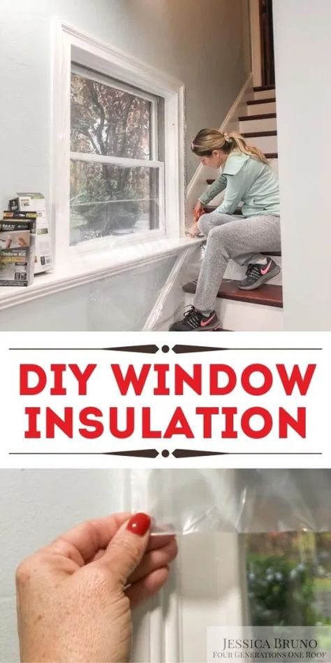 How to insulate a drafty window for the cold winter months Window Insulation Diy, Diy Insulation, Drafty Windows, Window Inserts, Winter Window, Indoor Window, Homeward Bound, Window Seal, Best Windows