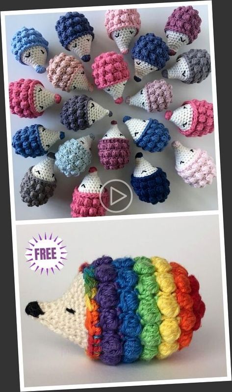 Crochet Diddy Hedgehog Am... HandmadeCrochet, CrochetInspiration, CrochetLove Crochet Fidget, Toys Ideas, Crochet Stitches Free, Stuffed Toys Patterns, Handmade Toys, Crochet Toys, Crochet Stitches, Free Crochet Pattern, Free Pattern