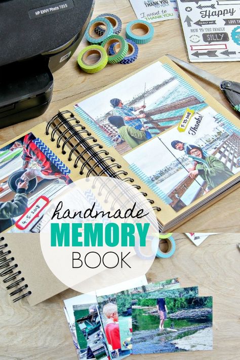 Handmade Memory Books – My WordPress Website Make A Memory Book, Memory Book Ideas, Memory Book Diy, Craftroom Ideas, Memories Scrapbook, Artifact Uprising, Pinterest Crafts, Handmade Scrapbook, Memory Album