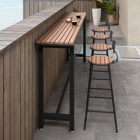 High top bar table basement