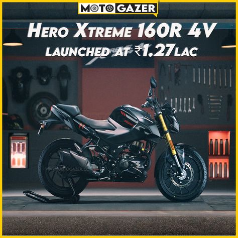 Hero Xtreme 160R 4V Launched at ₹1.27lac Hero Xtreme 160r, Hero Hunk, 17 Inch Wheels, Editing Lightroom, Background Images For Quotes, Photo Editing Lightroom, Tubeless Tyre, Lighting System, Sport Bikes