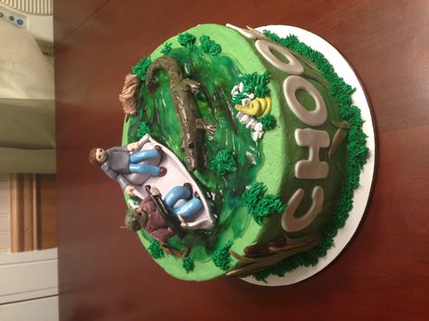 Choot 'em swamp people cake Duck Hunting Cakes, Gone Fishing Cake, Hunting Birthday Cakes, Fisherman Cake, Fish Cake Birthday, Fishing Cake, Hunting Cake, Duck Cake, 40th Birthday Party