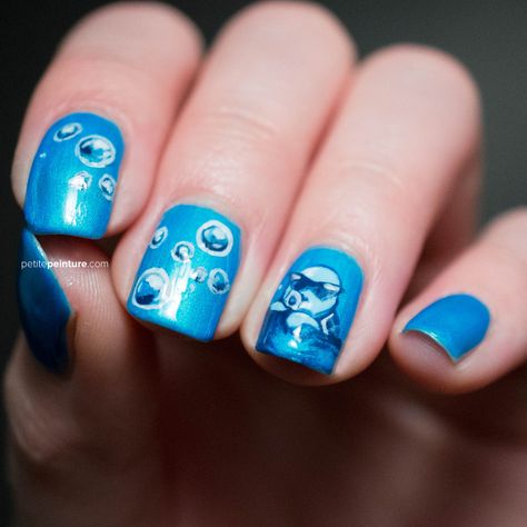 Squirtle themed nail art! Squirtle Squad, Pokemon T, Anime Nails, Makeup Guru, Beauty Basics, Skin Problems, Insta Makeup, Makeup Lover, Short Nails