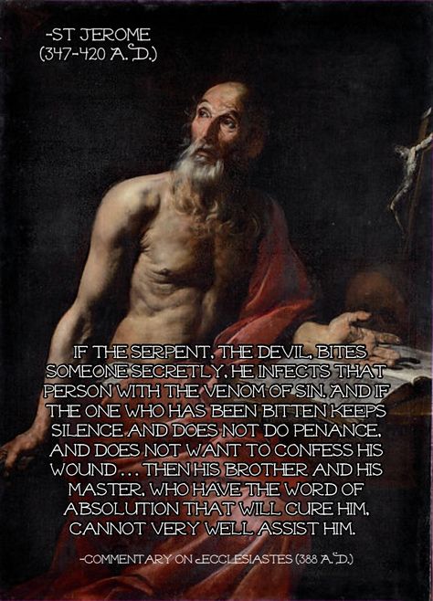 Roman Catholic Quotes, Quotes Of Saints, St Jerome Quotes, Saint Jerome, Early Church Fathers, St. Maximilian Kolbe Quotes, St Jerome, Catholic Saint, Blessed Sunday