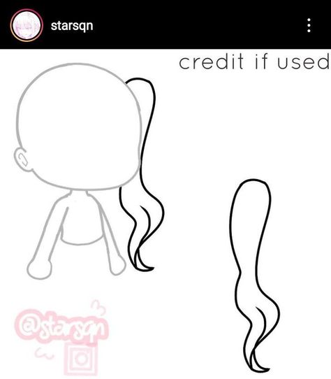 This isn't mine, it's from Instagram. Gacha Hair Base, Kawaii Animation, Gacha Hair, Hair Base, Gacha Props, Club Hairstyles, Gacha Stuff, Gacha Ideas, How To Make Animations