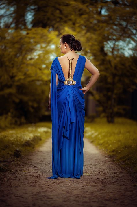 Wonder Woman Blue Dress Cosplay from Arwenia Cosplay / Gal Gadot / God Killer Diana Prince Blue Dress Wonder Woman Blue Dress, Wonder Woman Dress, Bday Dress, Buns Of Steel, Prince Costume, Woman Cosplay, Wonder Woman Cosplay, Gal Gadot Wonder Woman, Hallowen Costume