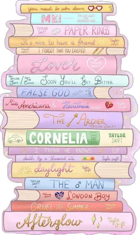 Books Inspired By Taylor Swift, Taylor Swift Locker Decor, Big Reputation, Taylor Swift Book, Old Diary, Taylor Swift Images, Summer Taylor, Preppy Stickers, Taylor Lyrics