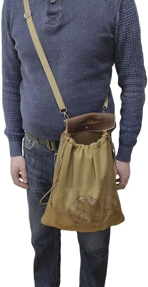 Amazon.com: Acropolis Morel Mushroom Hunting Bag - Forage Purse for Morels - Mushroom Hunting Bag Picking - Haversack Crossbag - Forage Pouch for Hiking, Morel Mushrooms, Camping, Hunting : Clothing, Shoes & Jewelry Morel Mushroom Hunting, Morel Mushrooms, Fruit Bag, Morel Mushroom, Mushroom Hunting, Hunting Bags, Folding Bag, Acropolis, Mesh Material