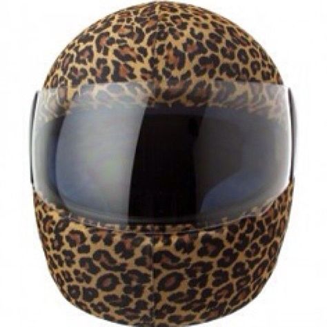 Leopard Motorcycle Helmet Helmet Covers, Leopard Fashion, Animal Print Fashion, Full Face Helmets, Leopard Animal, Leopards, An Animal, Full Face, Zebra Print