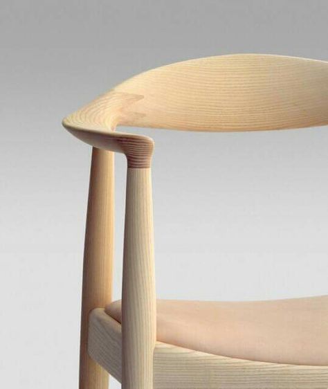 Chair Detail, Wegner Chair, Wood Chair Design, Scandinavian Lifestyle, Wood Details, Chair Furniture, Richard Nixon, Round Chair, Hans Wegner