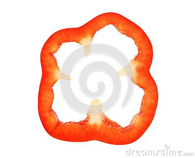 Pepper Slice Tech Projects, Design Tech, Red Bell Pepper, Bell Pepper, Stuffed Bell Peppers, White Background, Stuffed Peppers, Red, Quick Saves