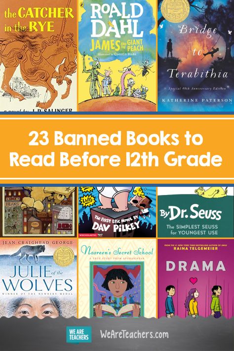 Banned Books Middle School, Banned Book Week Display, Banned Books Week Activities, Banned Books Display, Banned Books Week Display, Book Banning, Read Quotes, Morning Basket, Kid Books