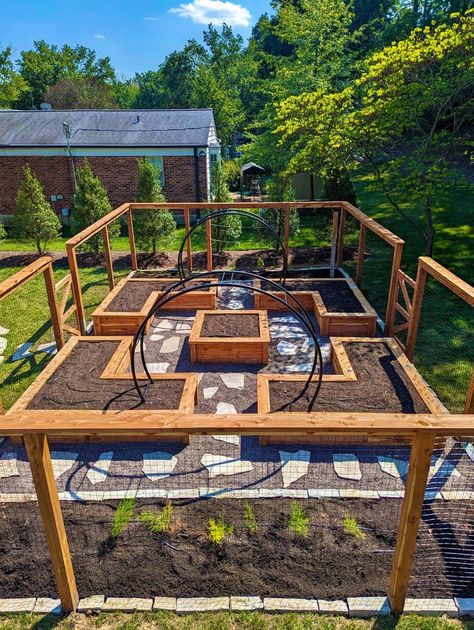 Custom Foodscaping — Portfolio Garden Schedule, Easy Gardening Hacks, Outdoor Design Ideas, Enclosed Garden, Garden Bed Layout, Raised Bed Garden Design, Suri Cruise, Backyard Garden Layout, Diy Raised Garden