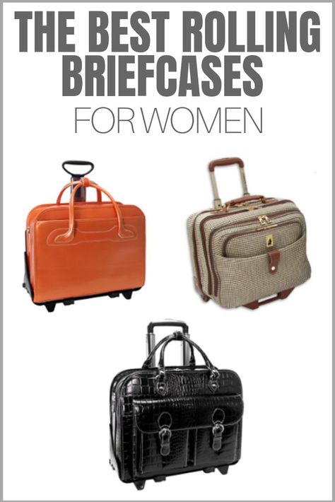 Rolling Briefcase Women, Rolling Bags For Teachers, Rolling Laptop Bag, Rolling Briefcase, Rolling Tote Bag, Work Travel Bag, Womens Work Bag, Best Suitcases, Rolling Tote