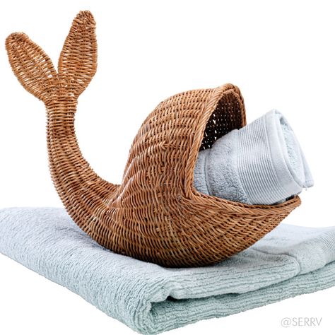 punutud Whale Basket, Whale Bathroom, Beach Condo Decor, Nursery Idea, Bamboo Rods, Nautical Bathrooms, Condo Decorating, Big Boy Room, Big Girl Rooms