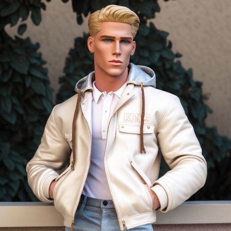 Ken Doll Fashion, Ck Fashion, Male Toys, Ken Dolls, Doll Design, Ken Doll, Long Braids, My Buddy, Barbie And Ken