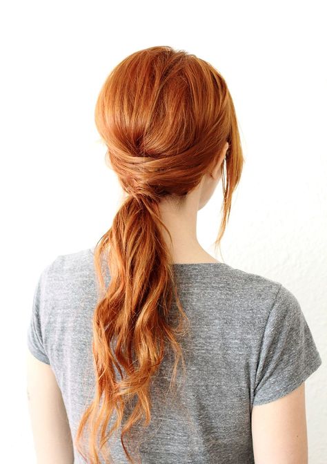 Homecoming Hairstyles That Are Perfect For Long Hair | Beauty High Fancy Ponytail, Smink Inspiration, Copper Hair Color, Long Red Hair, Holiday Hairstyles, Copper Hair, Long Red, Hair Envy, Ginger Hair