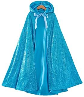 Amazon.com: blue velvet cape Kids Princess Costume, Night Carnival, Princess Costume Kids, Princess Elsa Dress, Cinderella Cosplay, Tulle Long Dress, Tutu Party, Snow Dress, Long Dresses Elegant