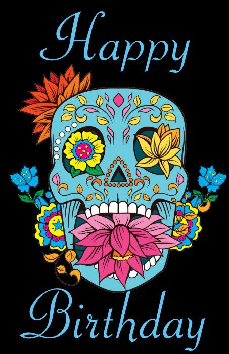 Mexican Tattoo Sugar Skulls: products on Zazzle Skull Birthday, Happy Birthday Mexican Style, Happy Birthday Skulls Image, Skull Happy Birthday, Skull Birthday Wishes, Happy Father’s Day Dead Beat, Happy Birthday Skulls, Happy Birthday Tattoo, Sugar Skull Birthday