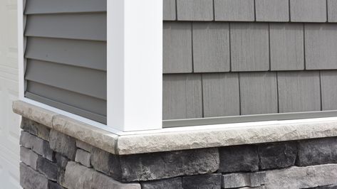 J-Quick Corner Trim | AZEK Exteriors Exterior Corner Trim Ideas, Exterior Corner Trim, House Trim Exterior, Exterior House Trim, Corner Trim, Types Of Siding, Siding Trim, Hardie Siding, Trim Board