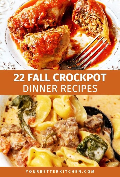 Warm up your autumn evenings with easy fall crockpot dinner recipes that are both comforting and delicious. These recipes feature a mix of healthy and hearty ingredients, perfect for family dinners. From creamycasseroles to savory beef dishes, these slow cooker recipes are sure to become your go-to meals this season. Best Fall Recipes Crock Pot, Easy Fall One Pot Meals, Large Family Slow Cooker Meals, Fall Crockpot Meals For A Crowd, 9 Hour Crockpot Recipes Dinners, Weeknight Dinner Ideas Crockpot, Fall Crock Pot Recipes Dinner, Fall Food Recipes Dinner Crock Pot, Fall Dinner Crockpot Recipes