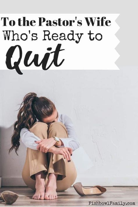 Does ministry life have you completely burned out?  Are you a pastor's wife who's ready to quit?  Before you throw in the towel on ministry life, check out this post. #pastorswife #ministrylife Pastors Wives Quotes, Pastors Wife Quotes, Church Hurt, Devotional Ideas, Pastor Wife, Preachers Wife, Unveiled Wife, Small Group Bible Studies, Ministry Leadership