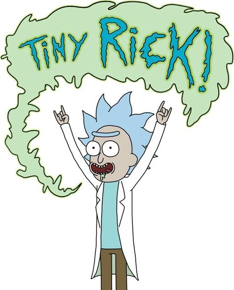 Rick Tattoo, Rick Rick And Morty, Tiny Rick, Rick And Morty Image, Rick And Morty Tattoo, Rick And Morty Drawing, Rick And Morty Stickers, Rick I Morty, Rick And Morty Characters