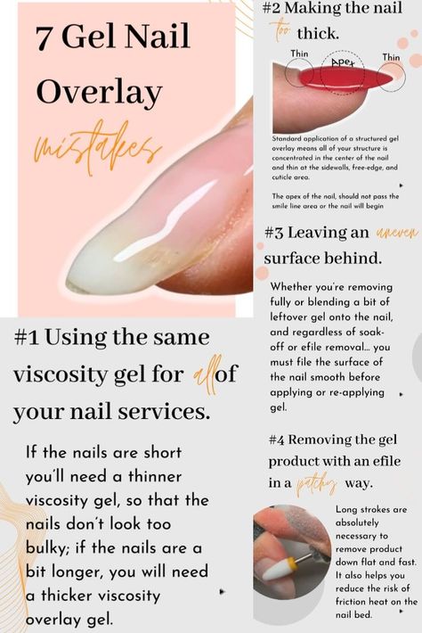 Structured gel overlay, gel nails, structured gel nails Nail Apex Placement, Plexi Gel Nails, Gel Nail Fill In Diy, Apex Gel Nails, Builder Gel Application, Bio Gel Nails Natural, Nail Apex Side View, Gel X Application, How To File Nails Correctly