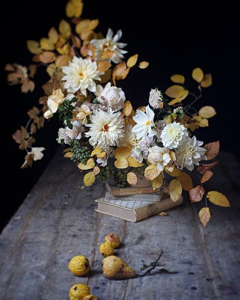 Compost Pile, Light And Dwell, Flora Design, Have Inspiration, Language Of Flowers, Flower Farm, Mellow Yellow, Floral Centerpieces, Fall Foliage