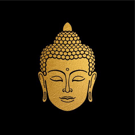 Buddha Illustration, Sheet Painting, Buddha Drawing, Buddha Logo, Gold Buddha, Buddha Art Drawing, Golden Buddha, Buddha Face, Buddha Art Painting