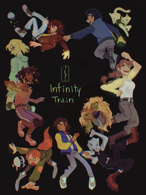 Hazel Infinity Train, Infinity Train Hazel, Lake Infinity Train, Infinity Train Tulip, Simon Laurent, Ryan Akagi, Grace Monroe, Infinity Train, Train Art