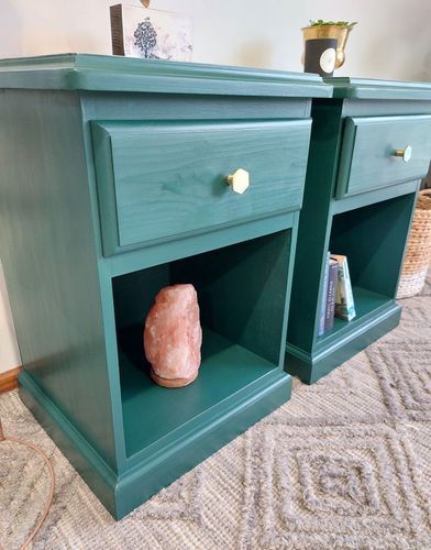 How to upcycle a bedside cabinet | Bunnings Workshop community Upcycled Bedside Cabinet, Upcycle Bedside Table, Pine Bedside Table, Furniture Makeover Inspiration, Upcycled Ideas, Bedside Drawers, Bedroom Wardrobe, Upcycle Projects, Bedside Cabinet