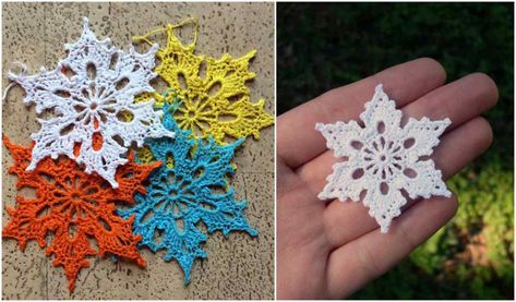 Perfect Snowflakes Free Crochet Pattern | Your Crochet Crochet Snowflake, Snowflake Patterns, Crochet Snowflake Pattern, Crochet Ornaments, Crochet Snowflakes, Snow Flakes, Holiday Crochet, Your Crochet, Christmas Ornament Pattern