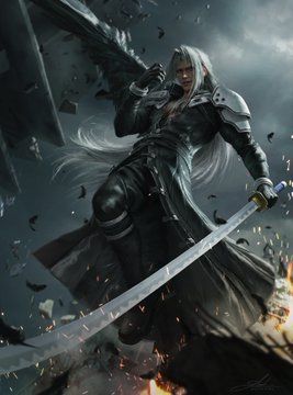 Alexine on Twitter: "One-Winged Angel #madness #sephiroth #FFVIIRemake #FF7R #fanart #digitalart #FinalFantasy7Remake #セフィロス https://t.co/ZxwAn6MPzV" / Twitter Aleksandra Skiba, Doflamingo Wallpaper, Final Fantasy Sephiroth, Games Ps4, Madara Wallpaper, Winged Angel, Final Fantasy Cloud, Final Fantasy Collection, Final Fantasy Artwork